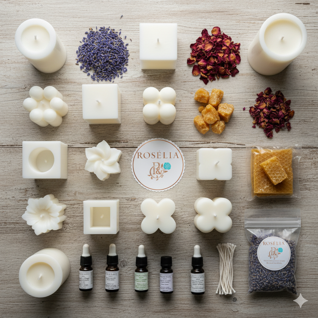 Rosélia Doğal Mum - Doğa Ana Temalı Mum