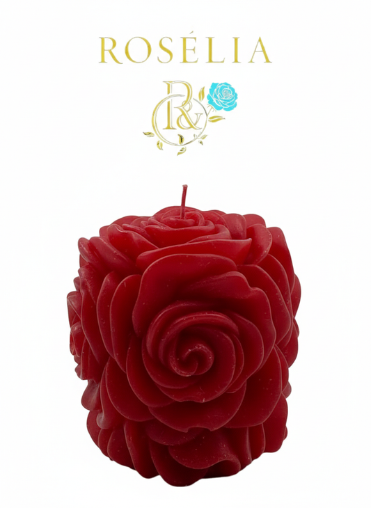 Gül Buketi Baton Valentine Collection Dekoratif Mum - Sevgililer Günü | Rosélia