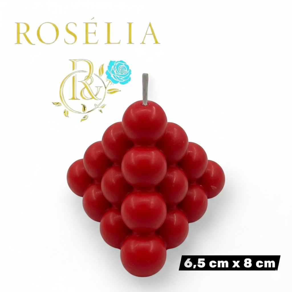 Zamanın Ötesinde Bir Işık: Rosélia Piramit Serisi Dekoratif Mum | Rosélia