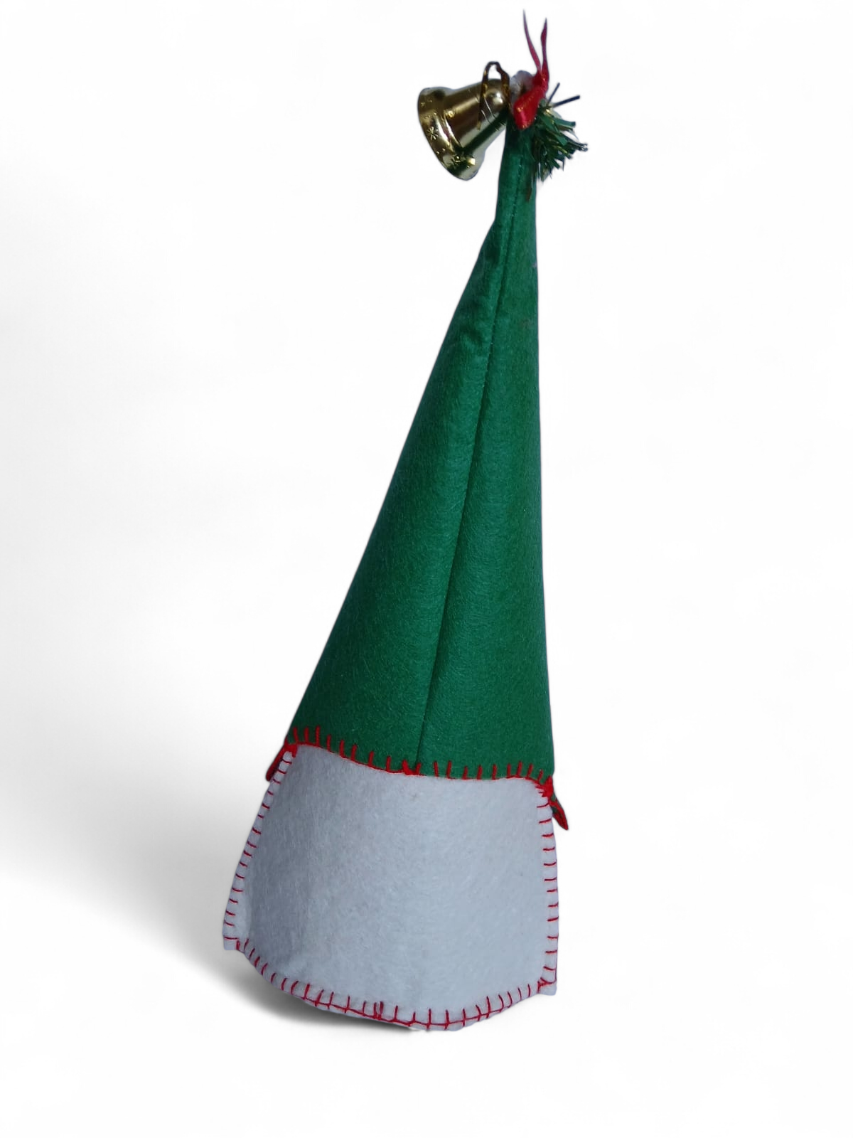 Beyaz Sakallı Çanlı Cüce - Gnome 34 cm