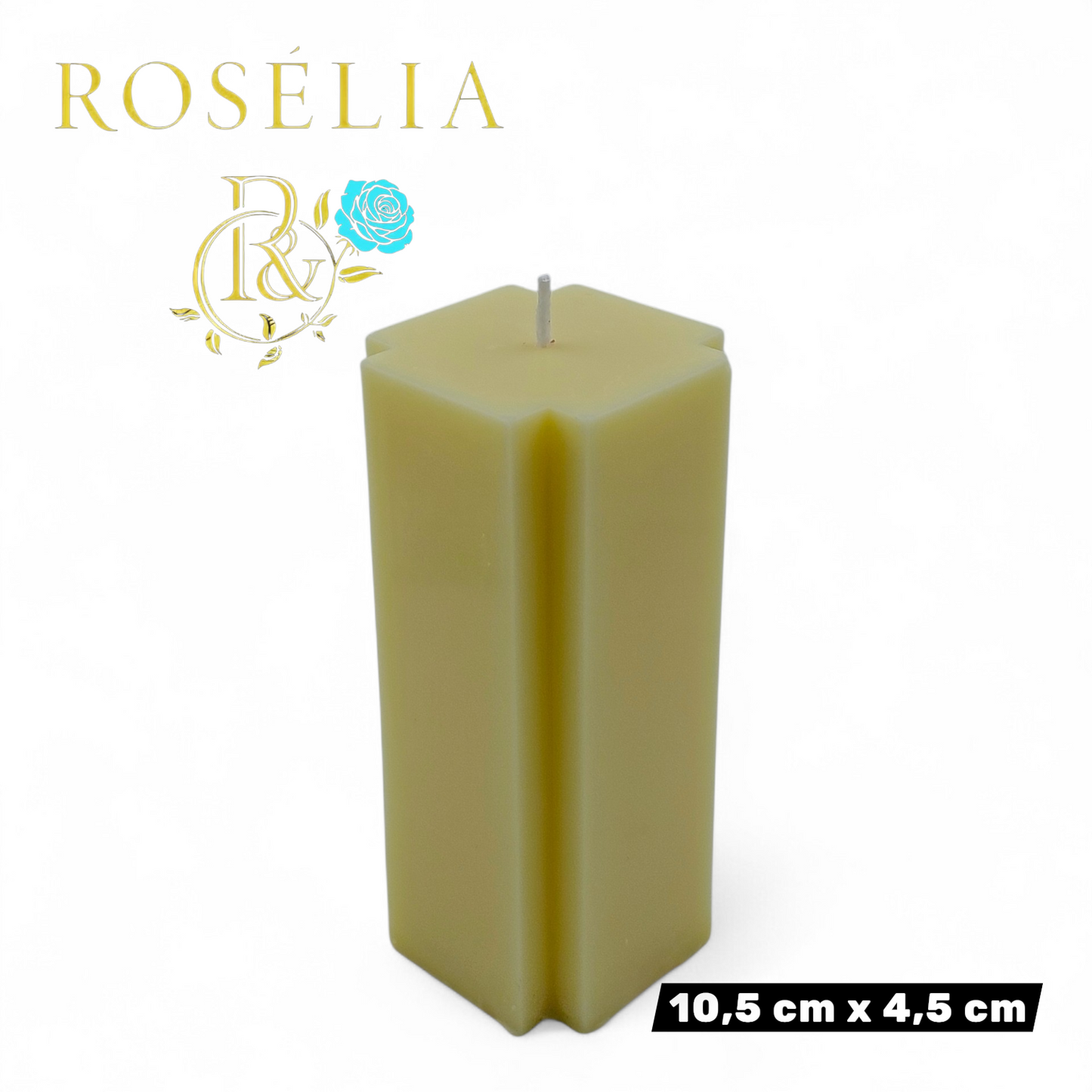 Sütun Geometrik Seri Dekoratif Mum | Rosélia