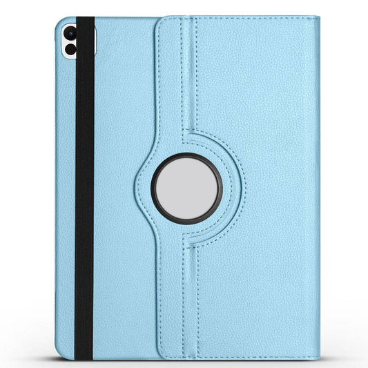 Apple iPad Pro 13 2024 Zore Dönebilen Standlı Kılıf Mor