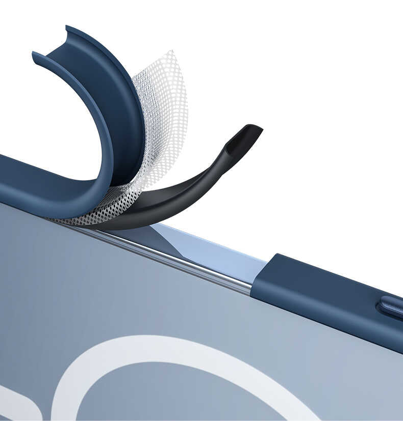 Apple iPhone 13 Kılıf Zore Retro Kapak Mavi