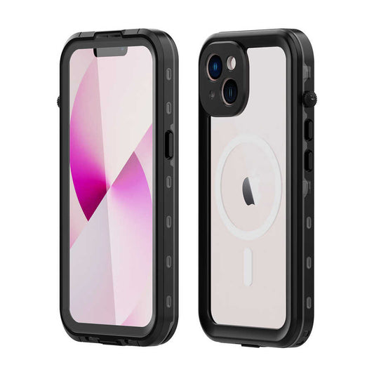 Apple iPhone 14 Kılıf 1-1 Su Geçirmez Kılıf Siyah