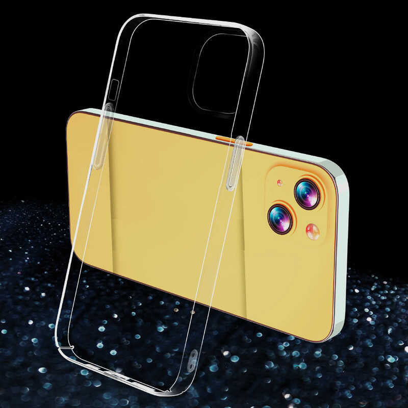 Apple iPhone 14 Kılıf Zore Droga Kapak Renksiz