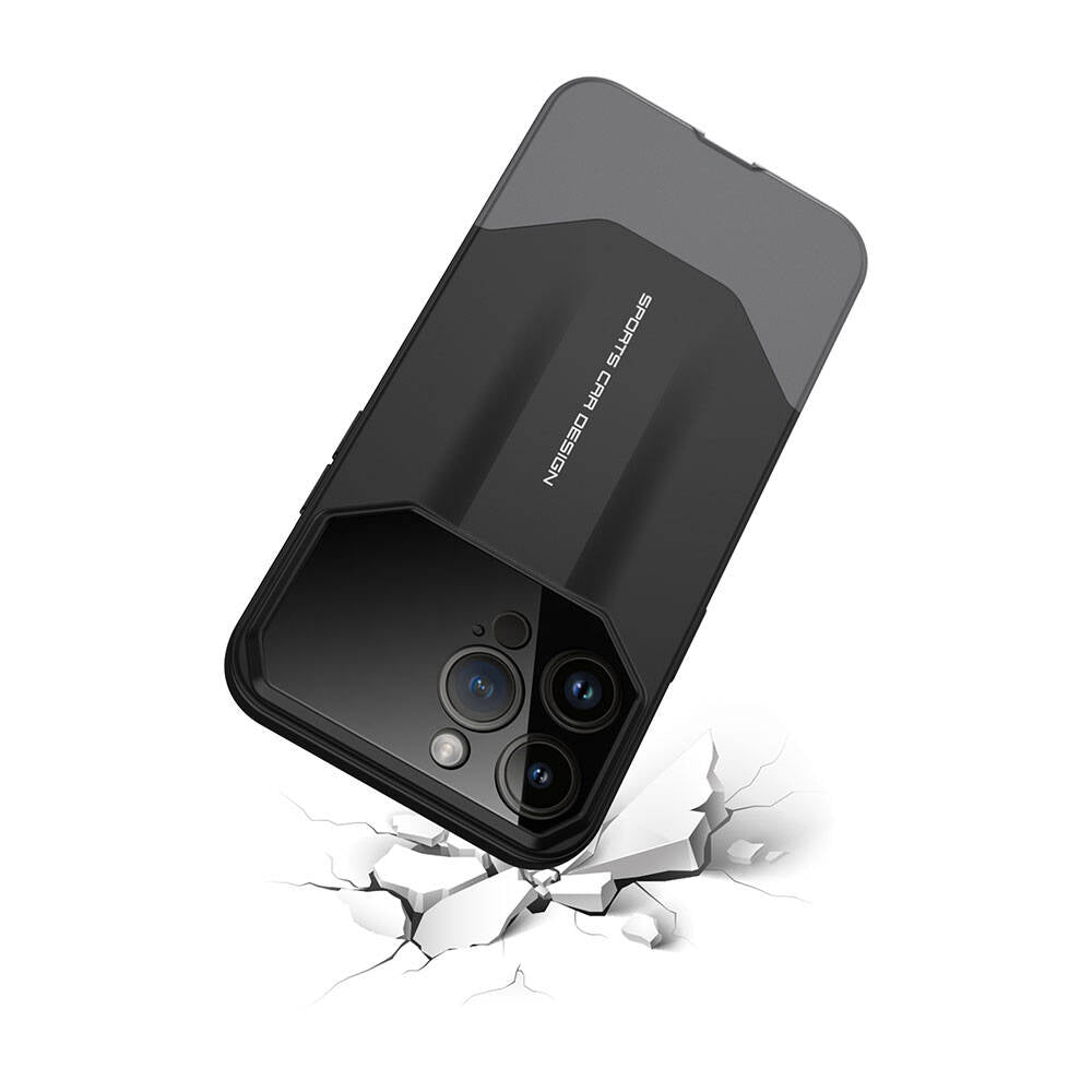 Apple iPhone 14 Pro Max Kılıf Çift Parçalı Zore Ays Pro İkili Kapak Siyah-Gri