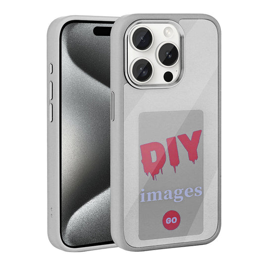 Apple iPhone 15 Pro Max Kılıf Ekranı Yansıtan Zore Akıllı NFC Kapak Siyah