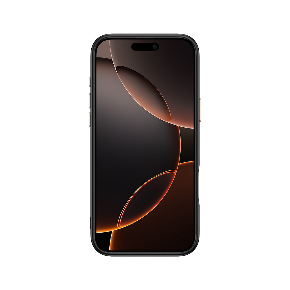 Apple iPhone 16 Pro Max Kılıf M-safe Şarj Özellikli Karbon Fiber Görünümlü Zore Antina Kapak Mavi