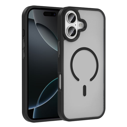 Apple iPhone 17 Kılıf M-safe Şarj Özellikli Mat Arka Yüzey Zore Sio Kapak