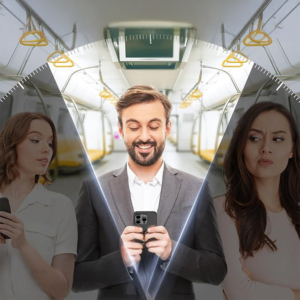 Apple iPhone 17 Pro Max Zore 2.5D Oliv Privacy Temperli Cam Ekran Koruyucu + Kolay Uygulama Aparatı Siyah