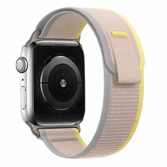 Apple Watch 44mm Zore KRD-77 Hasır Kordon Açık Mavi