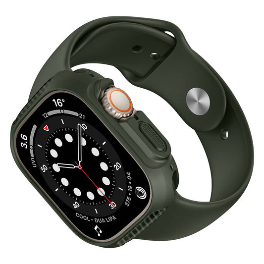 Apple Watch Ultra 49mm Silikon TPU Kasa Koruyucu Zore Watch Gard 31 Yeşil