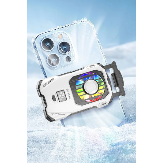 Earldom F15 RGB Radyatör Telefon Soğutucu Fan - Beyaz