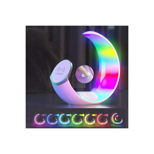 Earldom WC55 4in1 15W Telefon Saat ve Airpods İçin RGB Kablosuz Şarj Standı