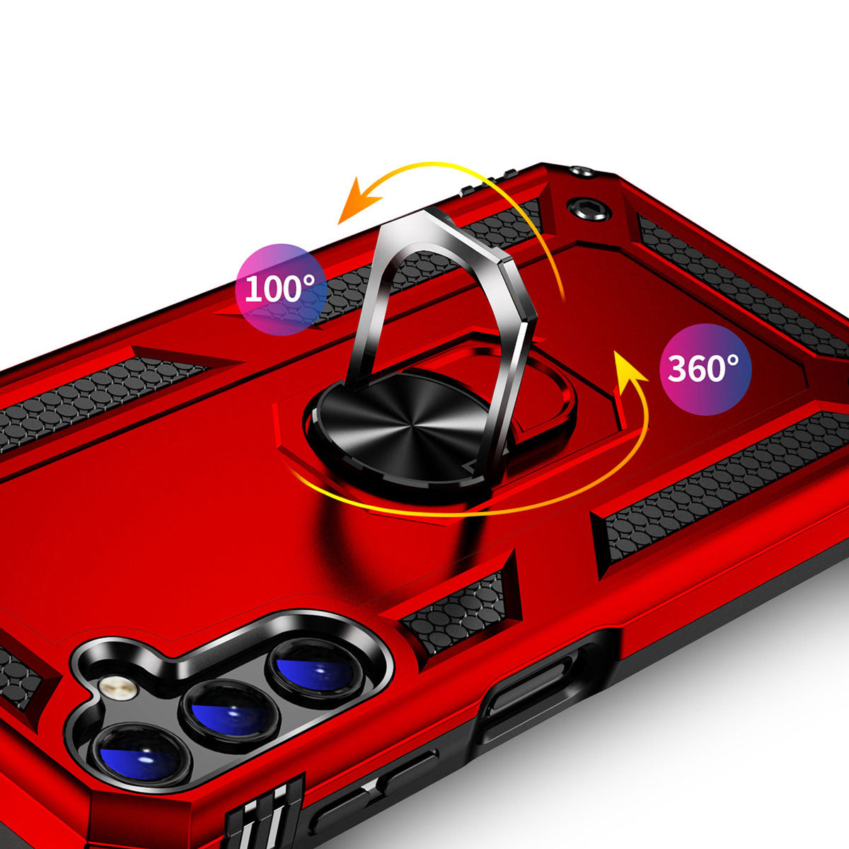 Galaxy A14 Kılıf Zore Vega Kapak Kırmızı