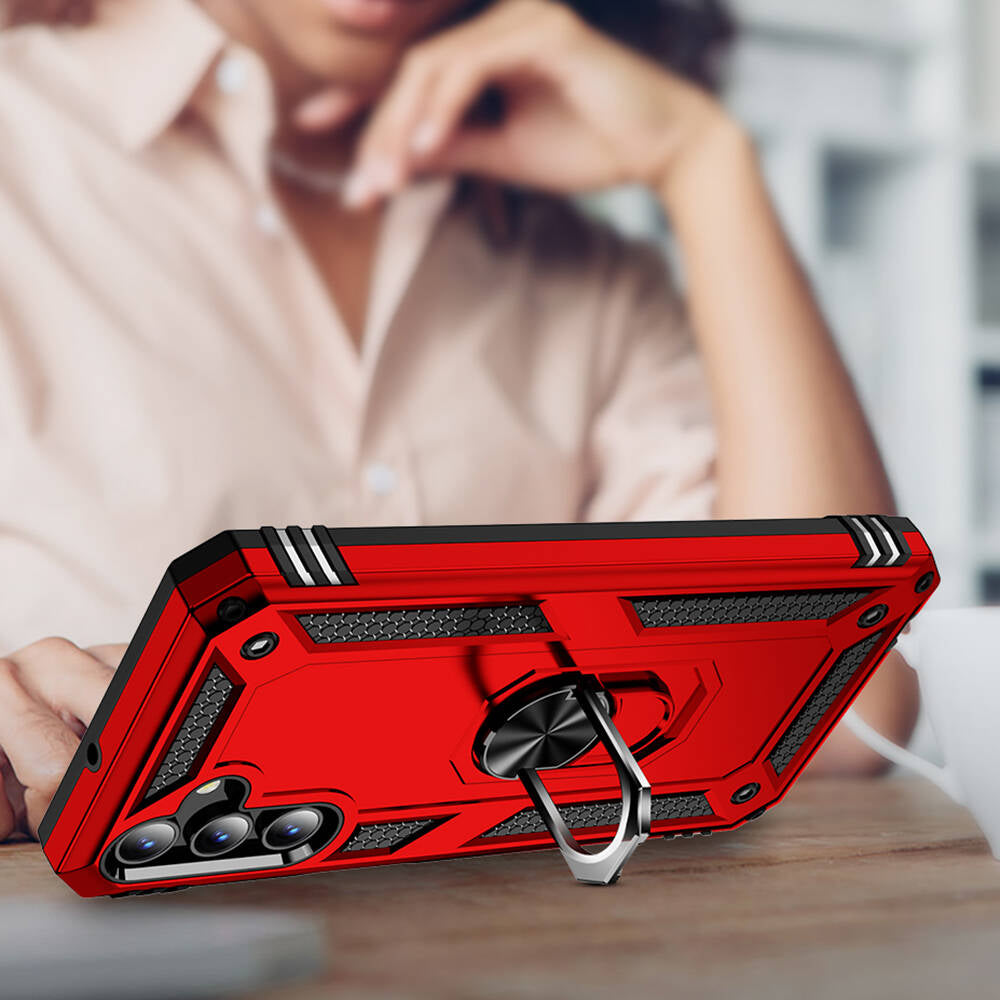 Galaxy A15 Kılıf Zore Vega Kapak Kırmızı