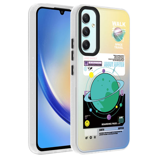Galaxy A34 Kılıf Desenli Zore Dragon Sert Kapak Kelimeler