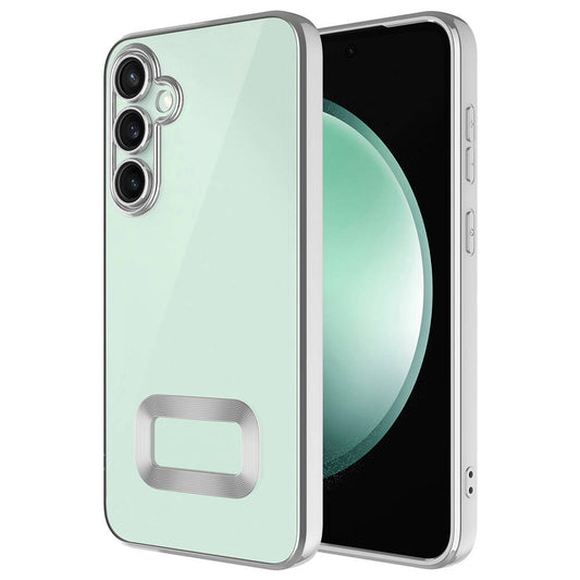 Galaxy A55 Kılıf Kamera Korumalı Logo Gösteren Zore Omega Kapak Lila