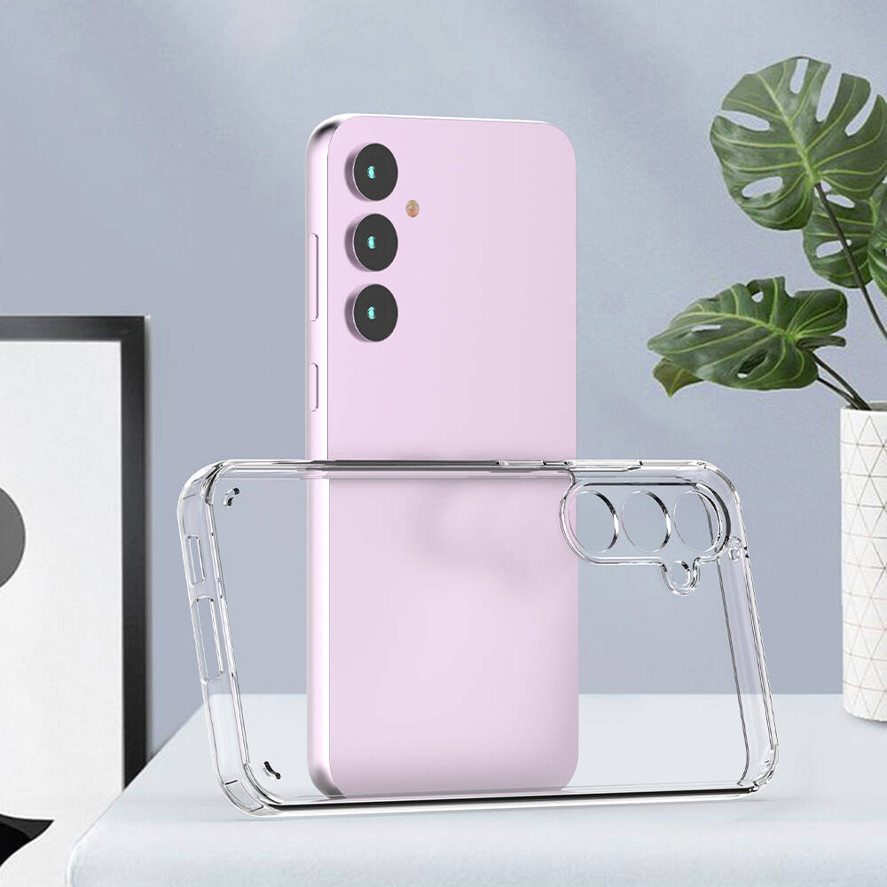 Galaxy S23 FE Kılıf Zore Coss Kapak Renksiz