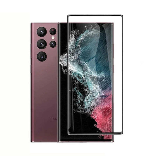 Galaxy S23 Ultra Zore Süper Pet Ekran Koruyucu Jelatin Siyah