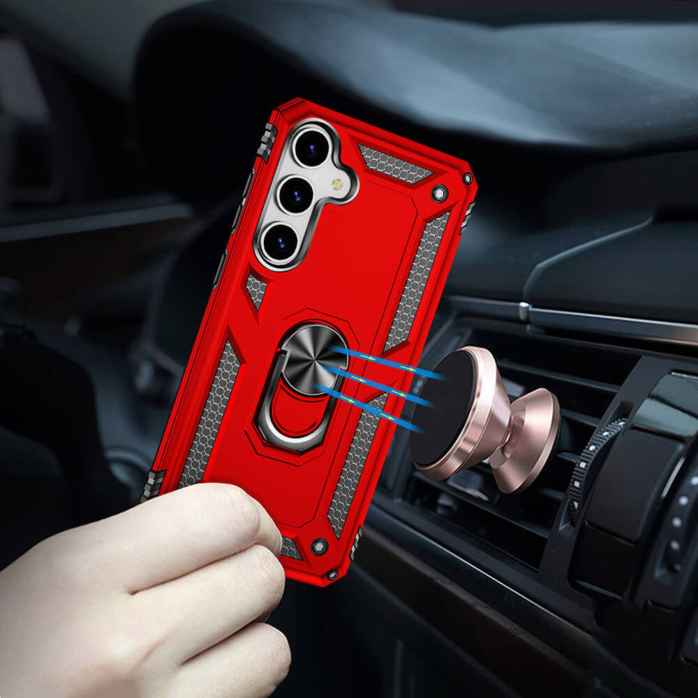 Galaxy S24 Kılıf Zore Vega Kapak Mavi