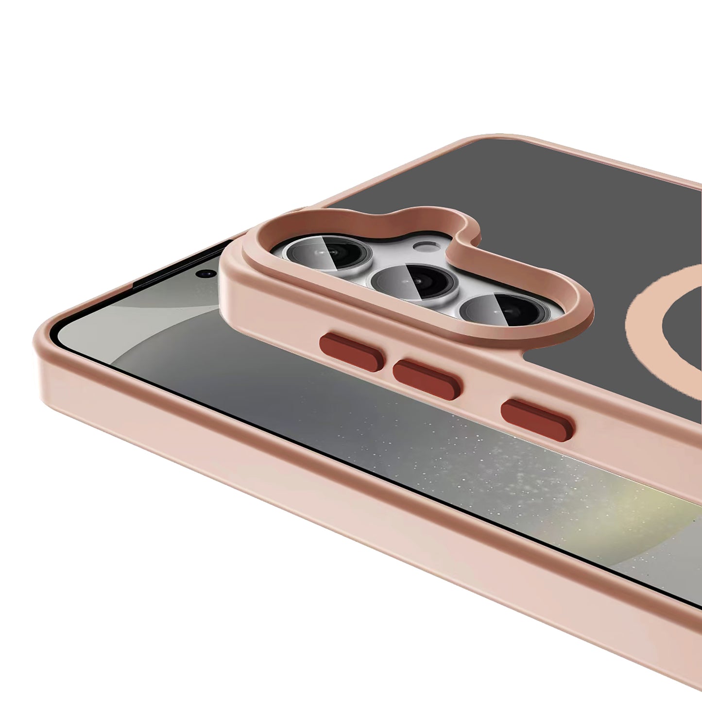 Galaxy S25 Plus Kılıf M-safe Şarj Özellikli Mat Arka Yüzey Zore Sio Kapak Lacivert