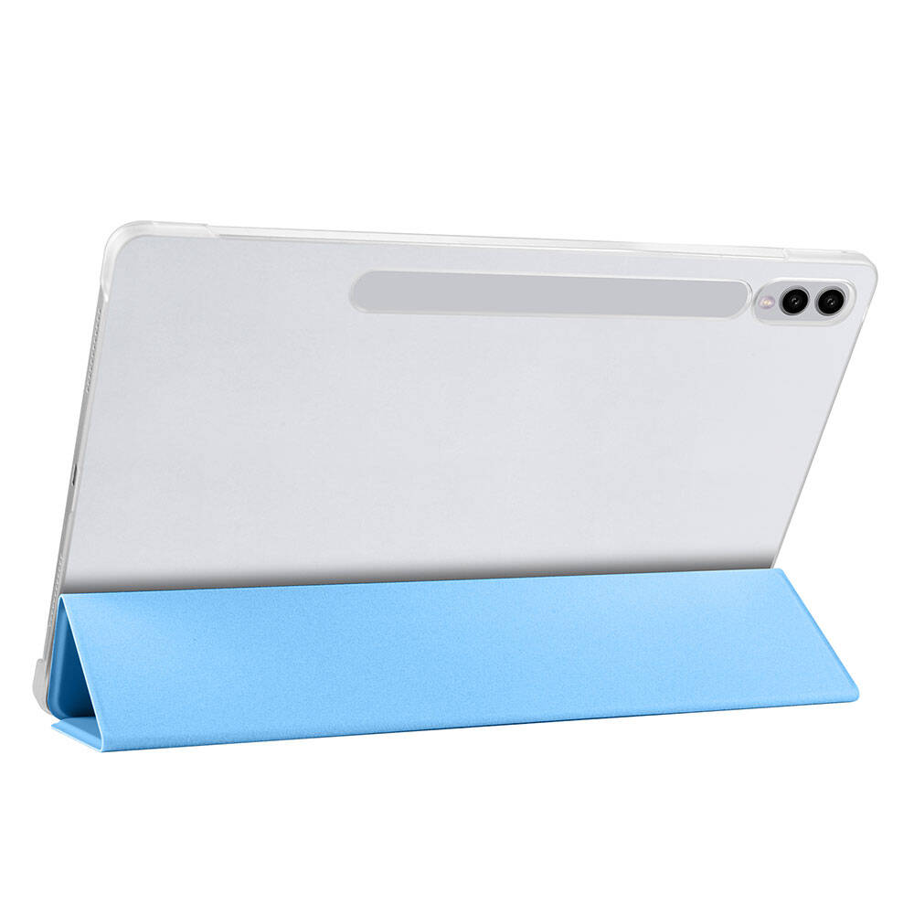 Galaxy Tab S9 FE Plus Zore Smart Cover Standlı 1-1 Kılıf Kırmızı