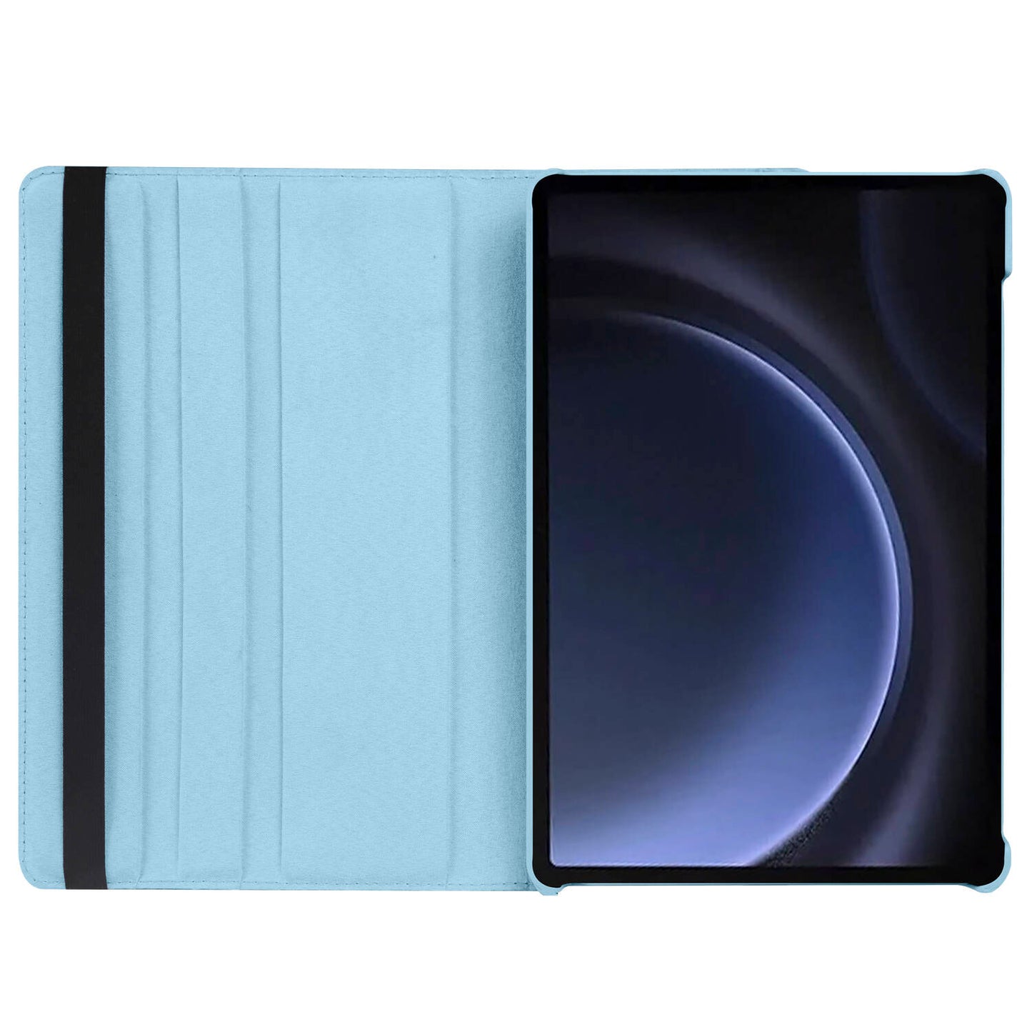 Galaxy Tab S9 FE Zore Dönebilen Standlı Kılıf Mor