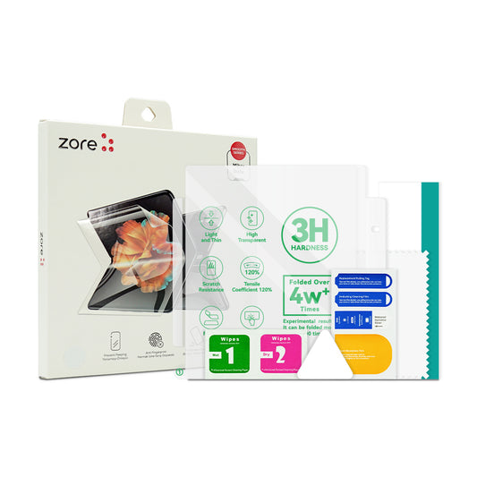 Galaxy Z Flip 3 Zore Hizalama Aparatlı S-Fit Body Ekran Koruyucu Renksiz