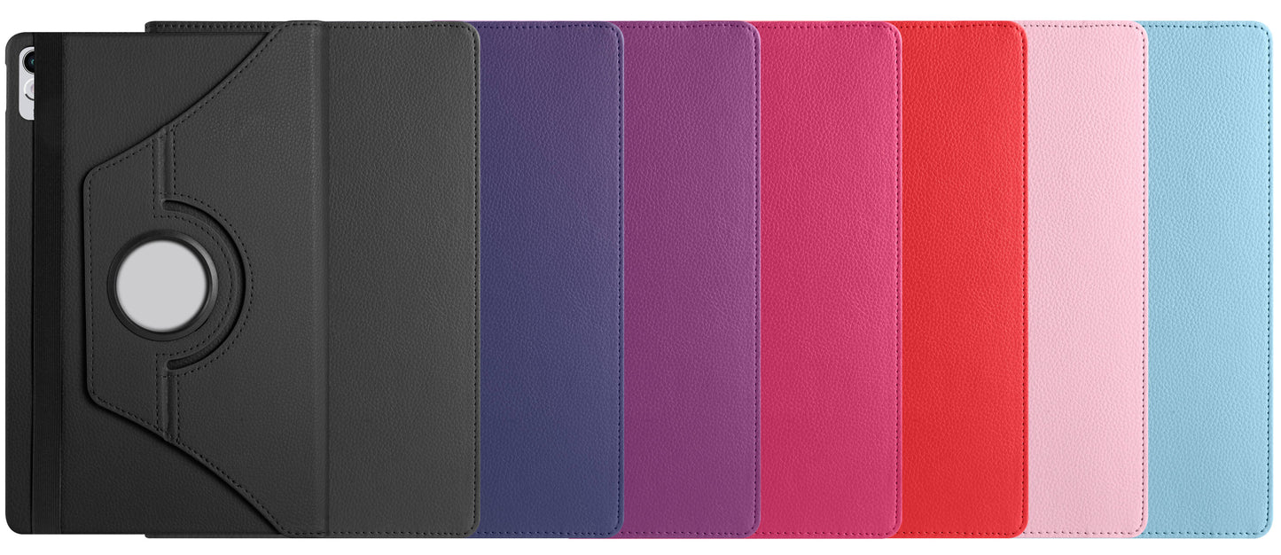 Lenovo Tab P11 11.5 (2.Nesil) TB350UF Zore Dönebilen Standlı Kılıf Kırmızı