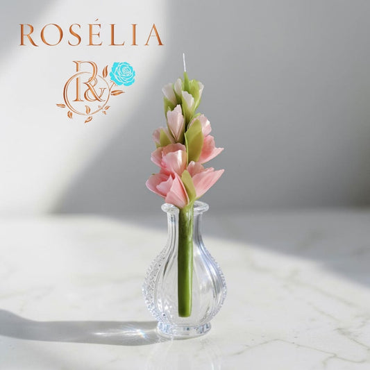 Glayör Çiçek Mum | Rosélia