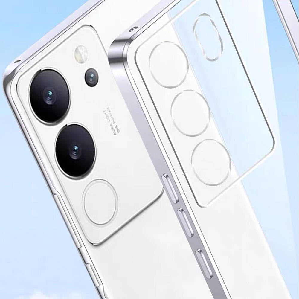 Vivo V29 5G Kılıf Zore Süper Silikon Kapak Renksiz