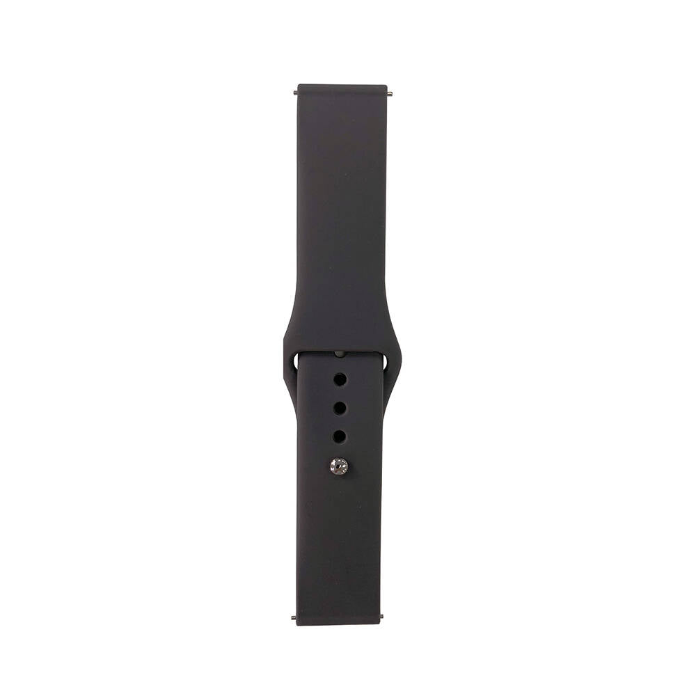 Xiaomi Amazfit Pace Band Serisi 22mm Klasik Kordon Silikon Strap Kayış Red Wine