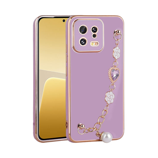 Xiaomi Mi 13 Kılıf El Tutamaçlı Kamera Korumalı Zore Taka Silikon Kapak Siyah