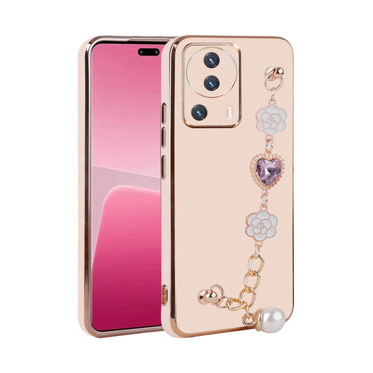 Xiaomi Mi 13 Lite Kılıf El Tutamaçlı Kamera Korumalı Zore Taka Silikon Kapak Siyah