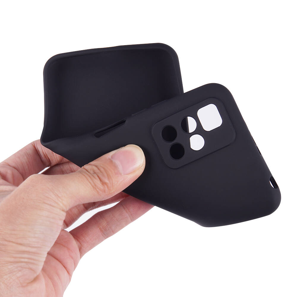 Xiaomi Redmi 10 2022 Kılıf Zore Premier Silikon Kapak Siyah