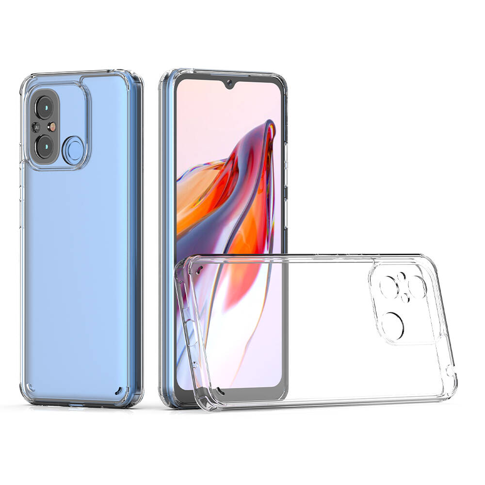 Xiaomi Redmi 12C Kılıf Zore Coss Kapak Renksiz