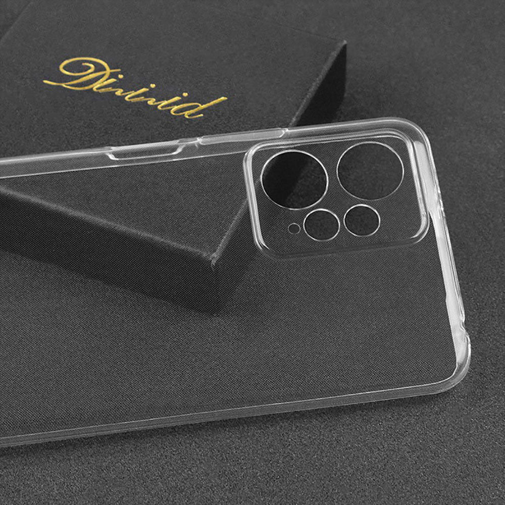 Xiaomi Redmi Note 12 4G Kılıf Zore Süper Silikon Kapak Renksiz