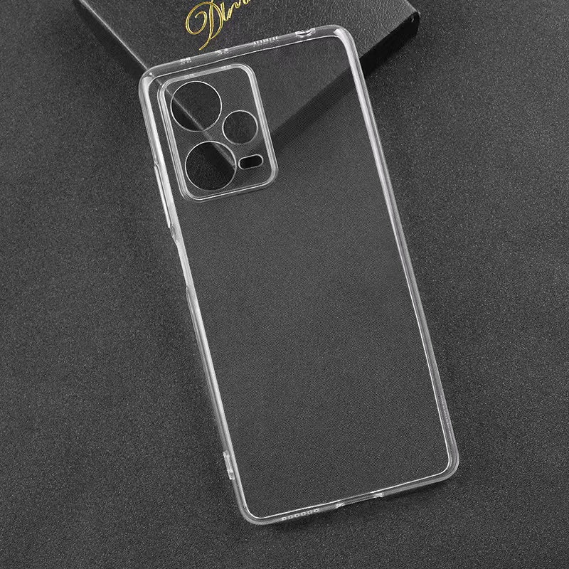 Xiaomi Redmi Note 12 Pro 5G Kılıf Zore Süper Silikon Kapak Renksiz