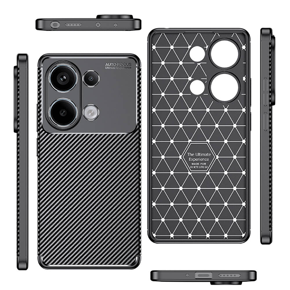 Xiaomi Redmi Note 13 Pro 4G Kılıf Zore Negro Silikon Kapak Lacivert