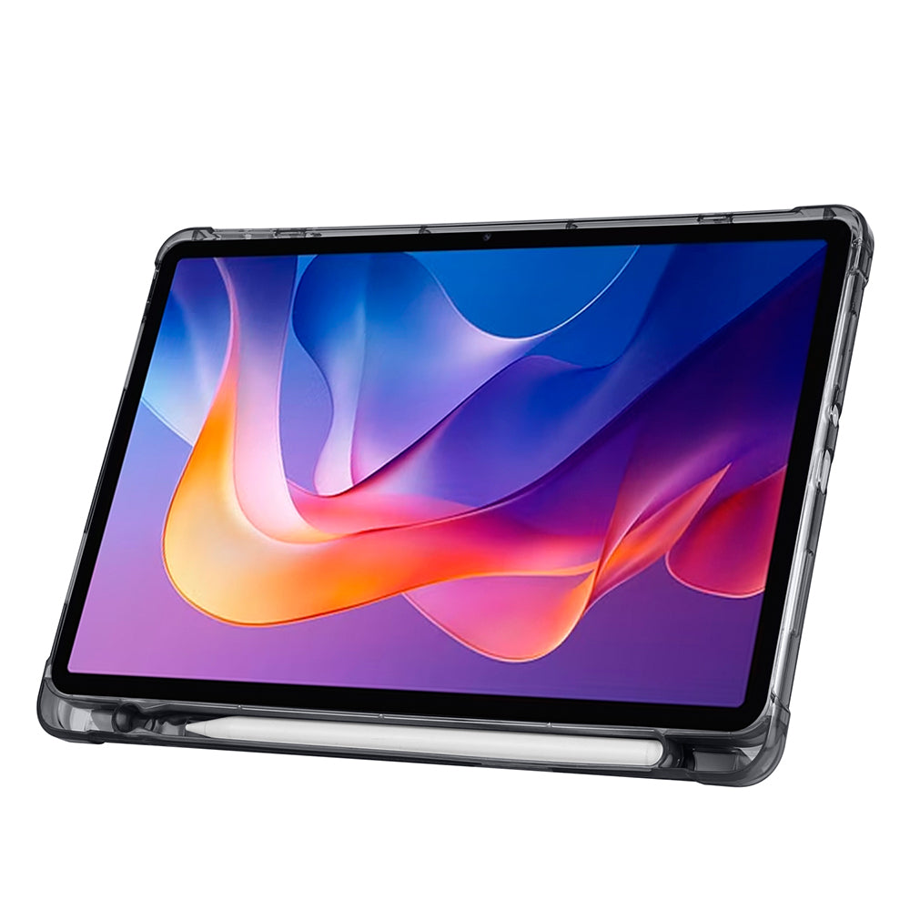 Xiaomi Redmi Pad 2 Kılıf Zore Tri Folding Kalem Bölmeli Standlı Kılıf Lila