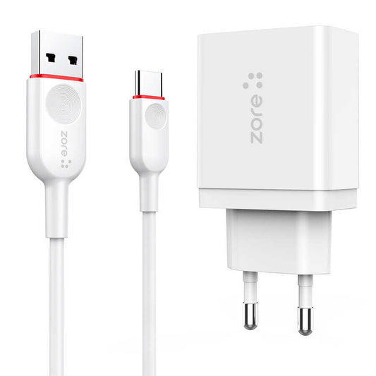 Zore XMac Serisi ZR-X2 Type-C 2 in 1 Şarj Seti