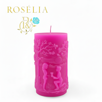 Bir "Evet" ile Başlayan Sonsuzluk Valentine Collection Dekoratif Mum - Sevgililer Günü | Rosélia