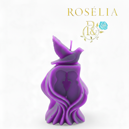 "Evlilik Teklifi" ile Başlayan Sonsuz Mutluluk Valentine Collection Dekoratif Mum - Sevgililer Günü | Rosélia