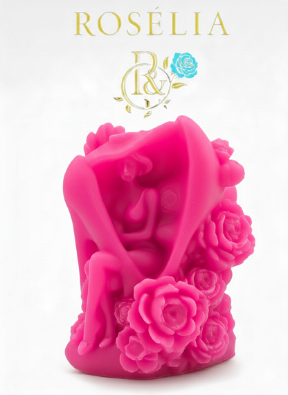 Topuklu Ayakkabı ve Çiçek Detaylı Lady Collection Dekoratif Mum | Rosélia