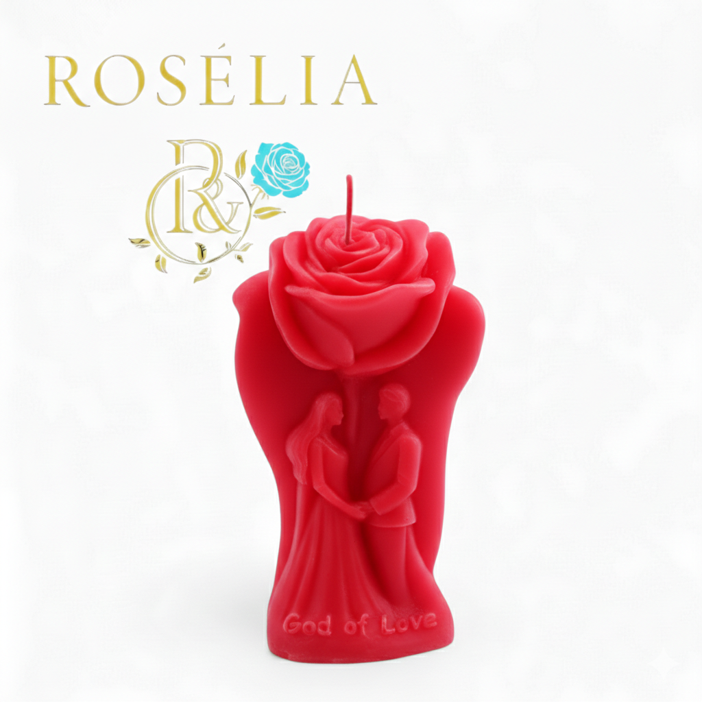 God of Love 🕊️ Dekoratif Mum | Rosélia