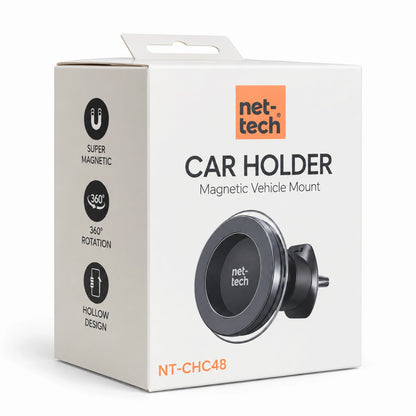 Nettech NT-CHC48 Araç içi Manyetik Etkili Telefon Tutucu (Siyah) NT-117980