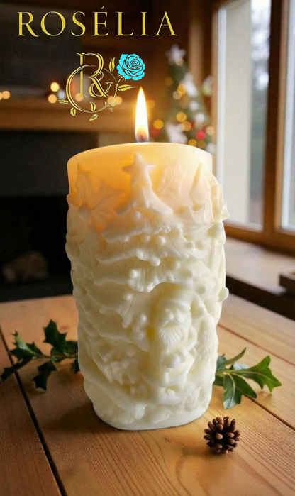 Rosélia Noel Baba Baton Mum Yılbaşı Konsepti