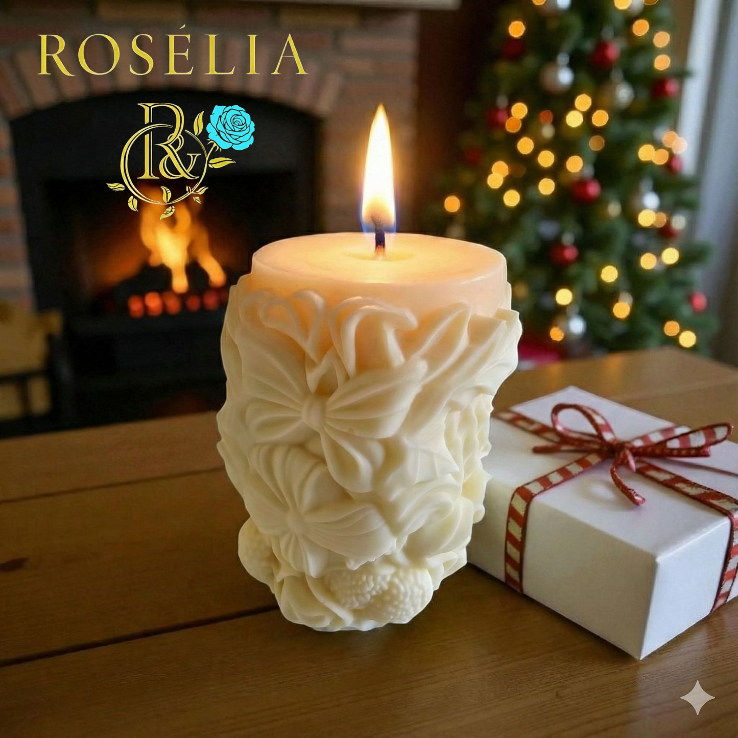 Rosélia yeni Yıl Konsepti 6'lı Set Baton Mumlar🎄🎁