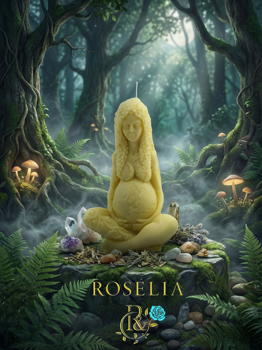 Doğa Ana Mum - El Yapımı Dekoratif Doğa Ana Mum | Rosélia